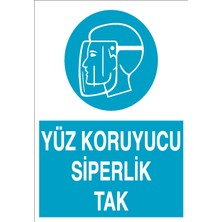 Canis Etiket Yüz Koruyucu Siperlik Tak Pvc-Leksan