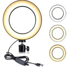 Blackmarket Kuaför Makyaj Çekimleri Youtube Twitch Ring Light Sürekli 12" LED