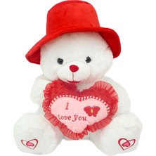 Halley Oturan Şapkalı Ayı 60 cm