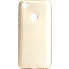 Tekno Grup Casper Via G3 Mat Premium Silikon Kılıf - Gold + Cam Ekran Koruyucu