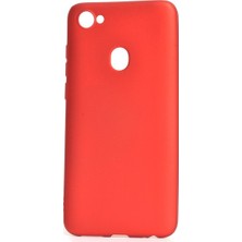 Tekno Grup Casper Via G3 Mat Premium Silikon Kılıf - Kırmızı + Nano Ekran Koruyucu