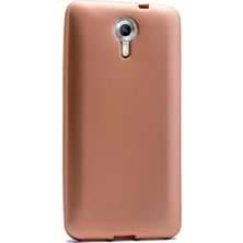 Tekno Grup General Mobile 5 Mat Premium Silikon Kılıf - Gold