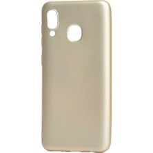 Tekno Grup Huawei Honor 8C Kılıf Mat Premium Silikon Kılıf - Gold + Tam Kaplayan 6D Nano Ekran Koruyucu