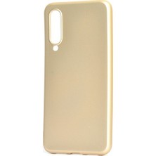 Tekno Grup Huawei P30 Kılıf Mat Premium Silikon Kılıf - Gold + Cam Ekran Koruyucu