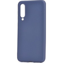 Tekno Grup Huawei P30 Kılıf Mat Premium Silikon Kılıf - Lacivert + Cam Ekran Koruyucu