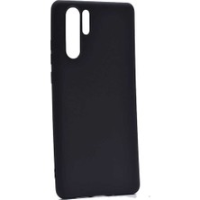 Tekno Grup Huawei P30 Pro Kılıf Mat Premium Silikon Kılıf - Siyah