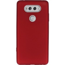 Tekno Grup LG V20 Mat Peremium Silikon Kılıf - Bordo