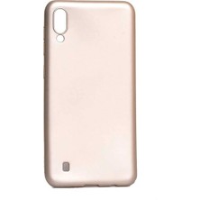 Tekno Grup Samsung Galaxy A10 Kılıf Mat Premium Silikon Kılıf - Gold + Nano Ekran Koruyucu