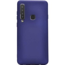 Tekno Grup Samsung Galaxy A9 2018 Mat Premium Silikon Kılıf - Lacivert + Cam Ekran Koruyucu