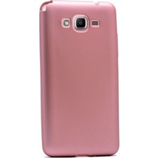 Tekno Grup Samsung Galaxy Grand Prime Mat Premium Silikon Kılıf - Rose