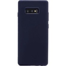 Tekno Grup Samsung Galaxy S10E Mat Premium Silikon Kılıf - Siyah