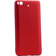 Tekno Grup Xioami Mi 5S Mat Premium Silikon Kılıf - Kırmızı