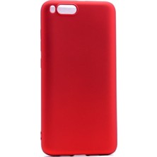 Tekno Grup Xioami Mi 6 Mat Premium Silikon Kılıf - Kırmızı