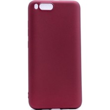 Tekno Grup Xioami Mi 6 Mat Premium Silikon Kılıf - Bordo