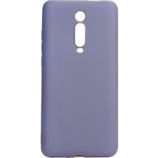 Tekno Grup Xioami Mi 9T Kılıf Mat Premium Silikon Kılıf - Lacivert + Cam Ekran Koruyucu