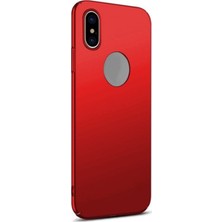 Tekno Grup Xioami Redmi Note 5 Pro Mat Premium Silikon Kılıf - Kırmızı + Cam Ekran Koruyucu