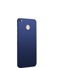 Tekno Grup Xioami Redmi Note 5A Mat Premium Silikon Kılıf - Lacivert + Cam Ekran Koruyucu