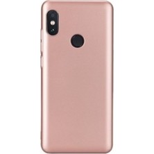 Tekno Grup Xioami Redmi Note 6 Pro Mat Premium Silikon Kılıf - Rose + Nano Ekran Koruyucu