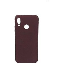Tekno Grup Xioami Redmi S2 Mat Premium Silikon Kılıf - Bordo + Nano Ekran Koruyucu