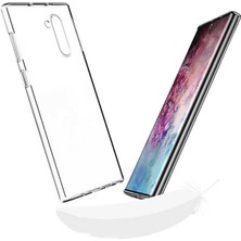 Case 4U Galaxy Note 10 Uyumlu Kılıf A+ Şeffaf Lüx Süper Yumuşak 0.3mm Ince Slim Silikon