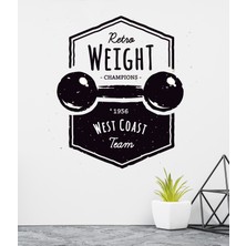Areksan Reklam Retro Weight Duvar Sticker