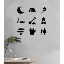 Areksan Reklam Kamp Sembolleri Duvar Sticker