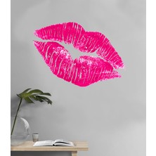 Areksan Reklam Pembe Dudak Duvar Sticker