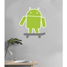 Areksan Reklam Kaykaycı Android Duvar Sticker