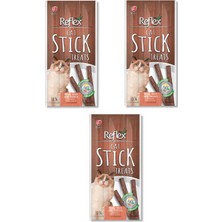 Reflex Stick Somonlu Kedi Ödül Çubuk Mama 3 x 5 g (3 Paket)