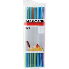 Fackelmann 54822 Renkli Plastik Pipet 3 mm