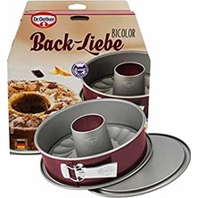 Dr. Oetker Dr.Oetker 1695 Back-Liebe Bicolor Kelepçeli Çift Tabanlı Borulu Kek Kalıbı 26 Cm
