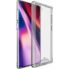 CoverZone Samsun Galaxy Note 10 Kılıf Şeffaf Hard Crystal Bumper Kılıf