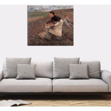 Tablosan October Jules Bastien Lepage Kanvas Tablo