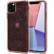 Spigen Apple iPhone 11 Pro Max Kılıf Liquid Crystal Glitter Rose Quartz - 075CS27132