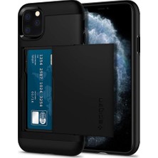 Spigen Apple iPhone 11 Pro Max Kılıf Slim Armor CS Black - 075CS27139