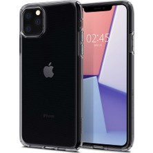 Spigen Apple iPhone 11 Pro Max Kılıf Liquid Crystal 4 Tarafı Tam Koruma Space Crystal - 075CS27130