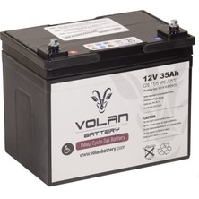 Volan Battery 12 Volt 35 Ah (Amper) Engelli Aracı Aküsü (Ücretsiz Kargo)