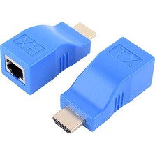 Keepro hdmı extender 4k 3D rj45 cat6 ile 30m hdmı uzatıcı