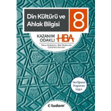 Tudem Yayınları 8. Sınıf Din Kültürü ve Ahlak Bilgisi Kazanım Odaklı HBA