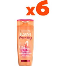 Elseve 550 ml Dream Long Onarıcı Bakım Şampuan 6'lı Set