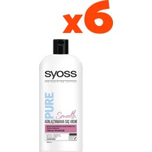 Syoss 550 ml Pure Saç Kremi 6'lı Set