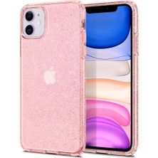 Spigen Apple iPhone 11 Kılıf Liquid Crystal Glitter Rose Quartz - 076CS27182