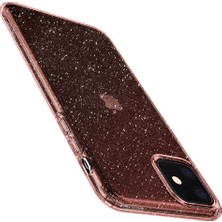 Spigen Apple iPhone 11 Kılıf Liquid Crystal Glitter Rose Quartz - 076CS27182