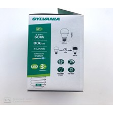Sylvania E27 LED Lamba 8.5W Beyaz Işık 6'lı Paket