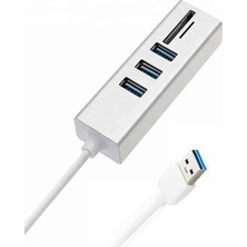 Mobitell 2 In 1 3 Port USB 3.0 Çoklayıcı Macbook Uyumlu