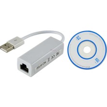 Kuvars USB-Ethernet Adaptör Çevirici Bağlantı Kablosu