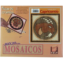 Domenech Oğlak Burcu Simgesi Mozaik Taş Puzzle