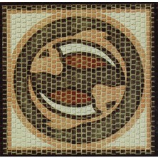 Domenech Balık Burcu Simgesi Mozaik Taş Puzzle