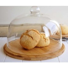 Bambum Focus Cam Kapaklı Kek Fanusu