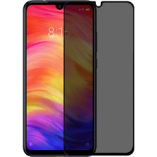 Microsonic Xiaomi Redmi Note 7 Privacy 5D Gizlilik Filtreli Cam Ekran Koruyucu Siyah